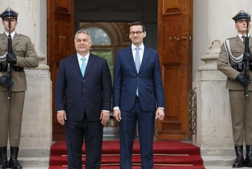 Viktor Orban i Mateusz Morawiecki w Warszawie