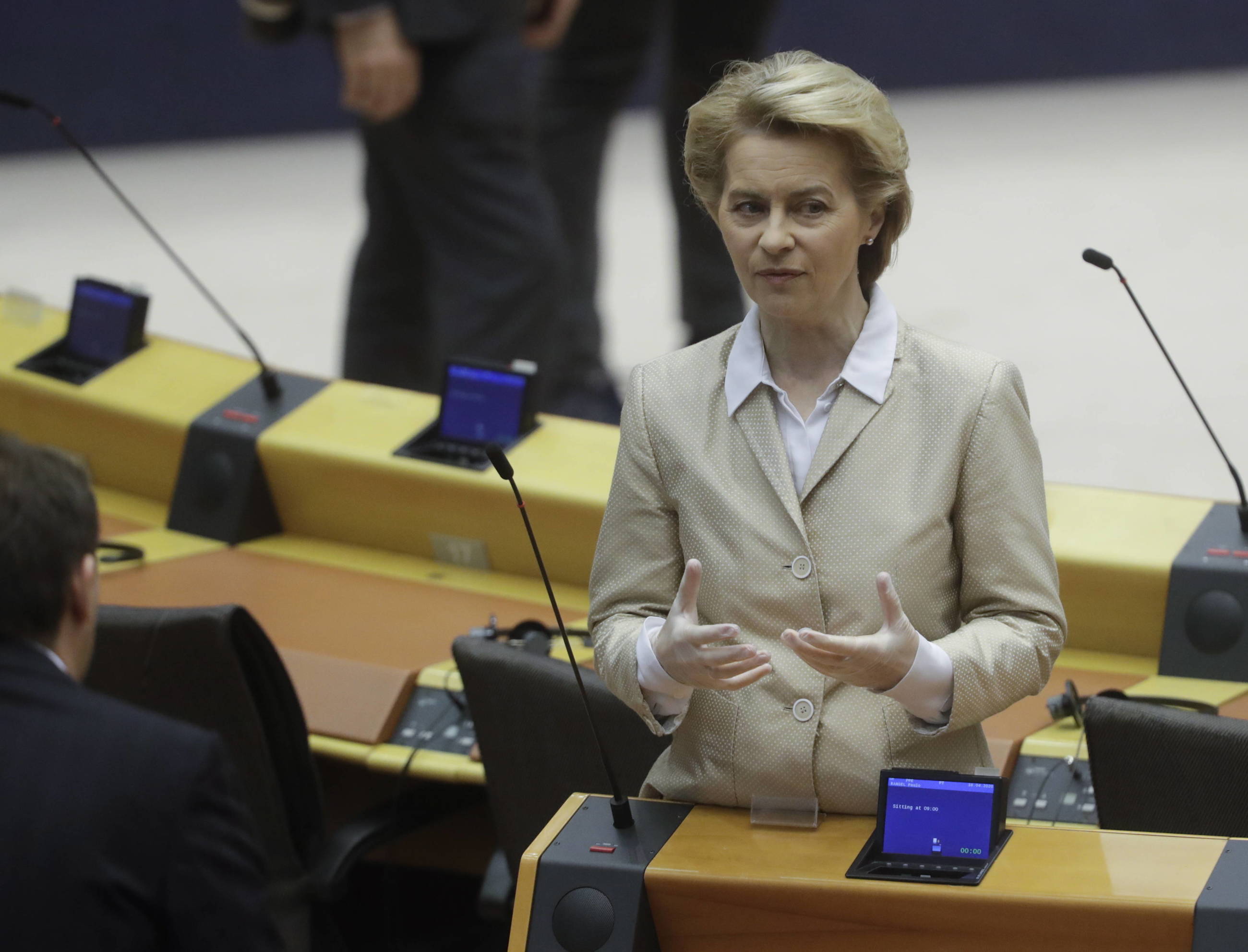 Ursula von der Leyen w Parlamencie Europejskim