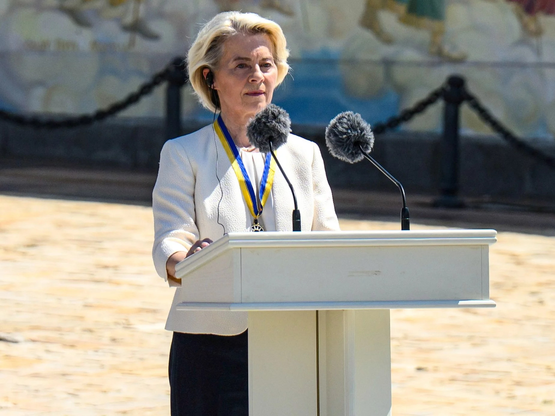 Ursula von der Leyen w Kijowie