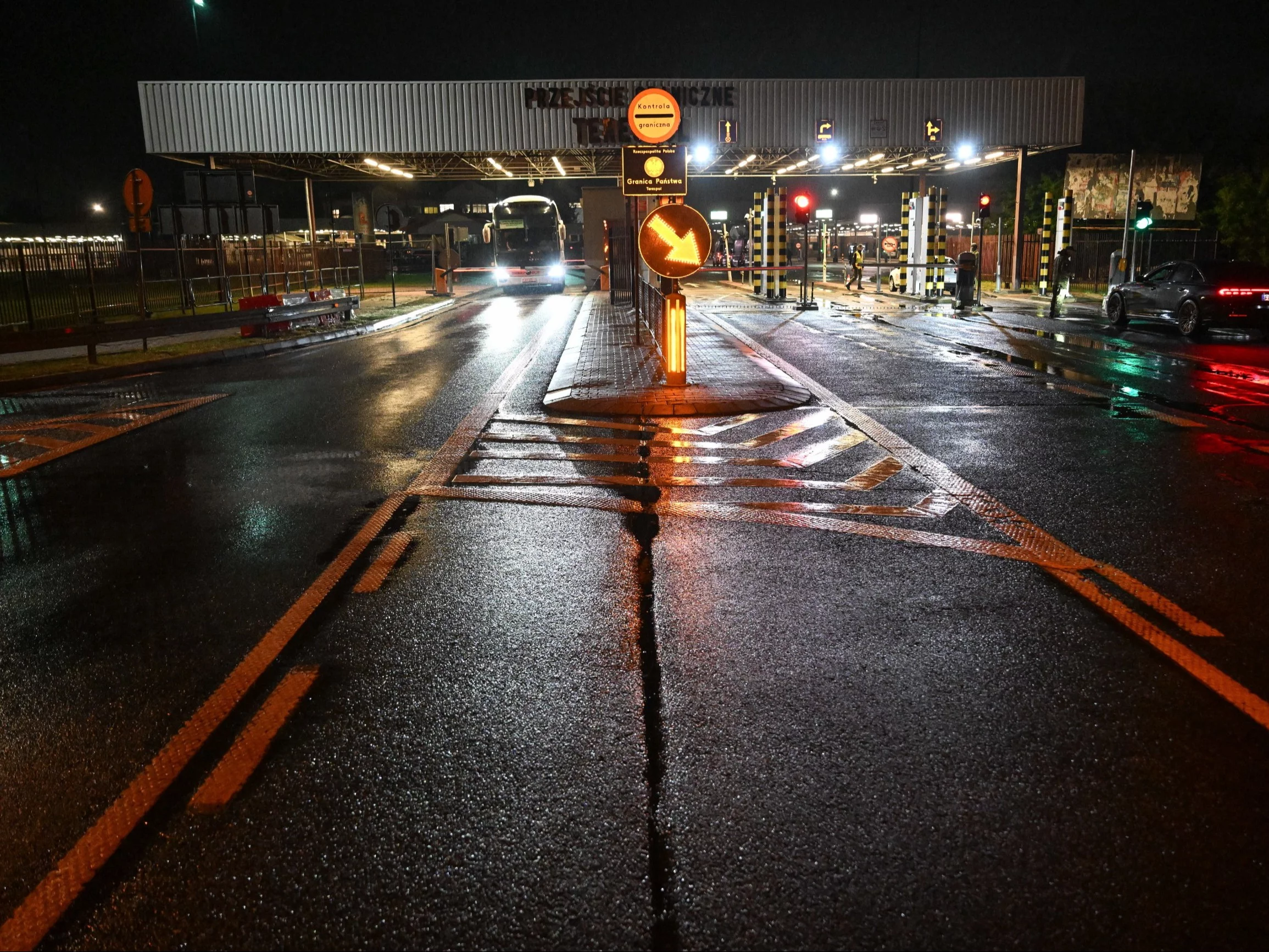 Polsko-białoruskie przejście graniczne w Terespolu. Zdj. ilustracyjne
