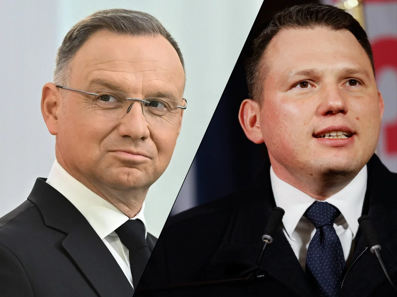 Andrzej Duda i Sławomir Mentzen