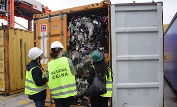 W ramach operacji DEMETER IV zatrzymano przeszło 1000 ton odpadów nielegalnie przemieszczanych z Wielkiej Brytanii