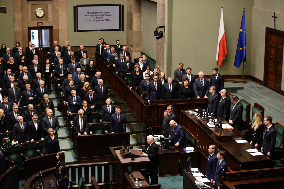 Prezes PiS Jarosław Kaczyński wspomina posłankę PiS Jolantę Szczypińską