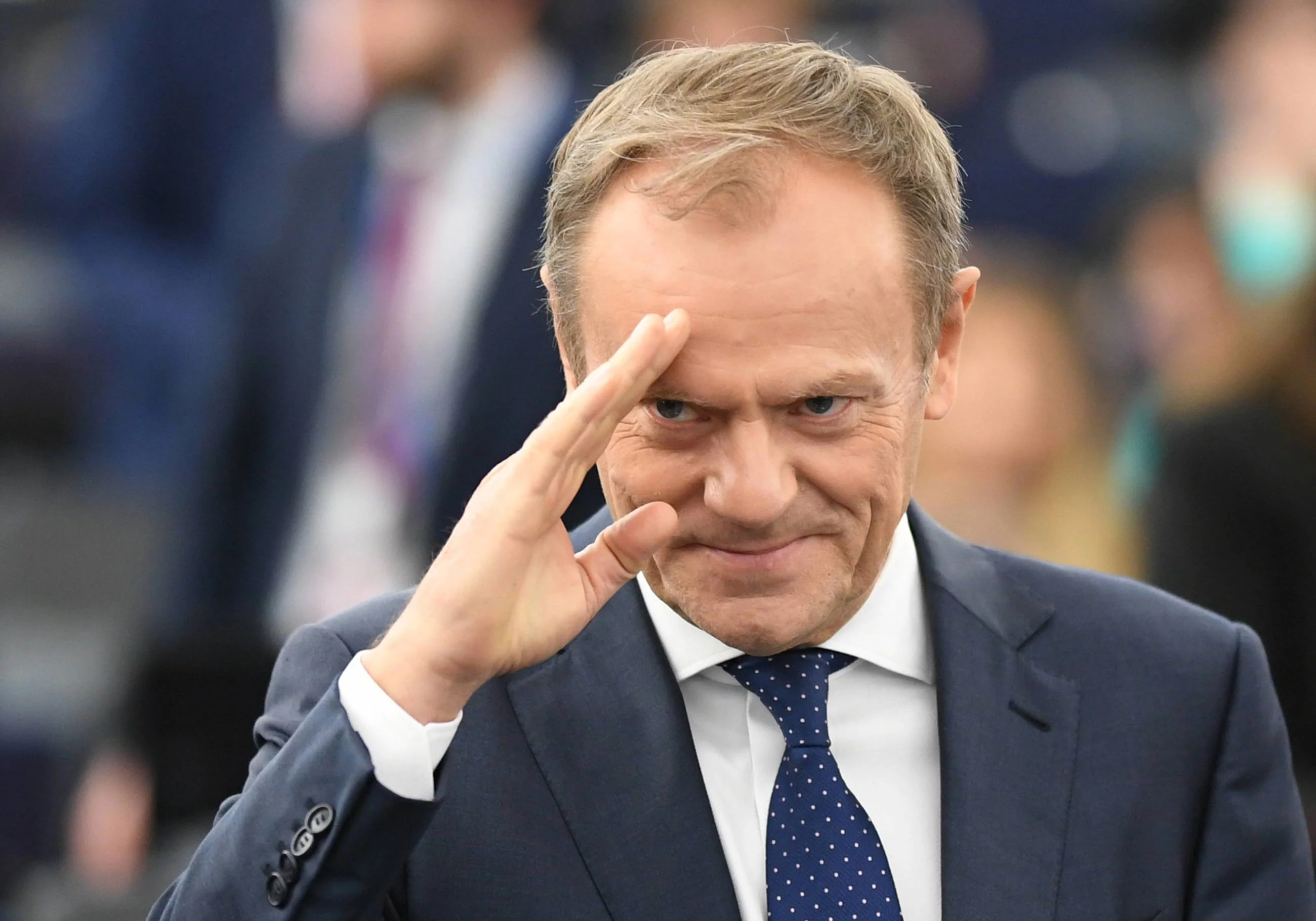 Donald Tusk w Parlamencie Europejskim