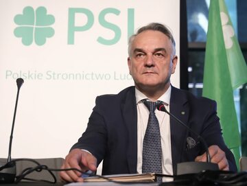Waldemar Pawlak podczas spotkania Rady Naczelnej PSL