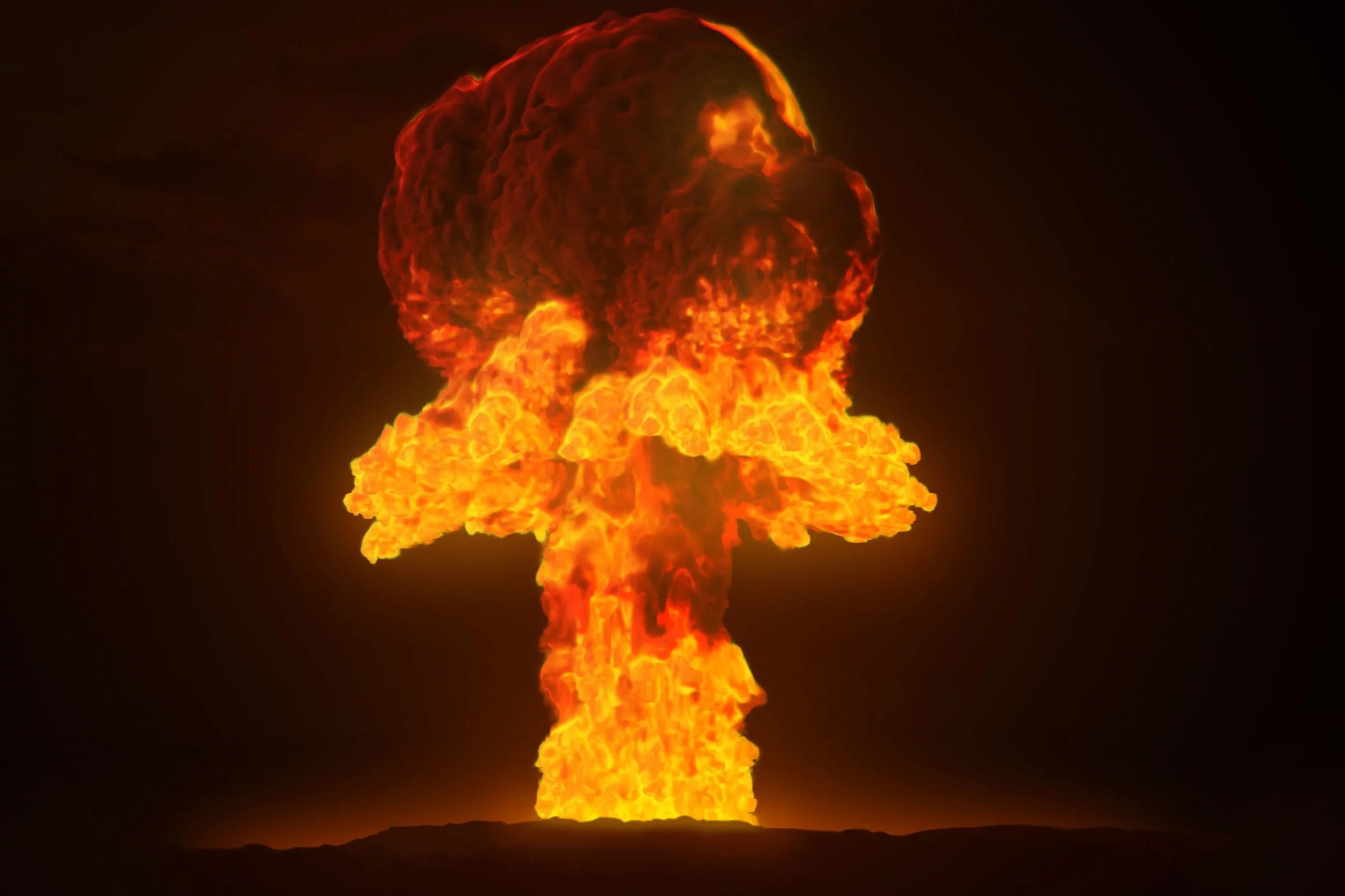 Wybuch bomby atomowej. Zdjęcie ilustracyjne