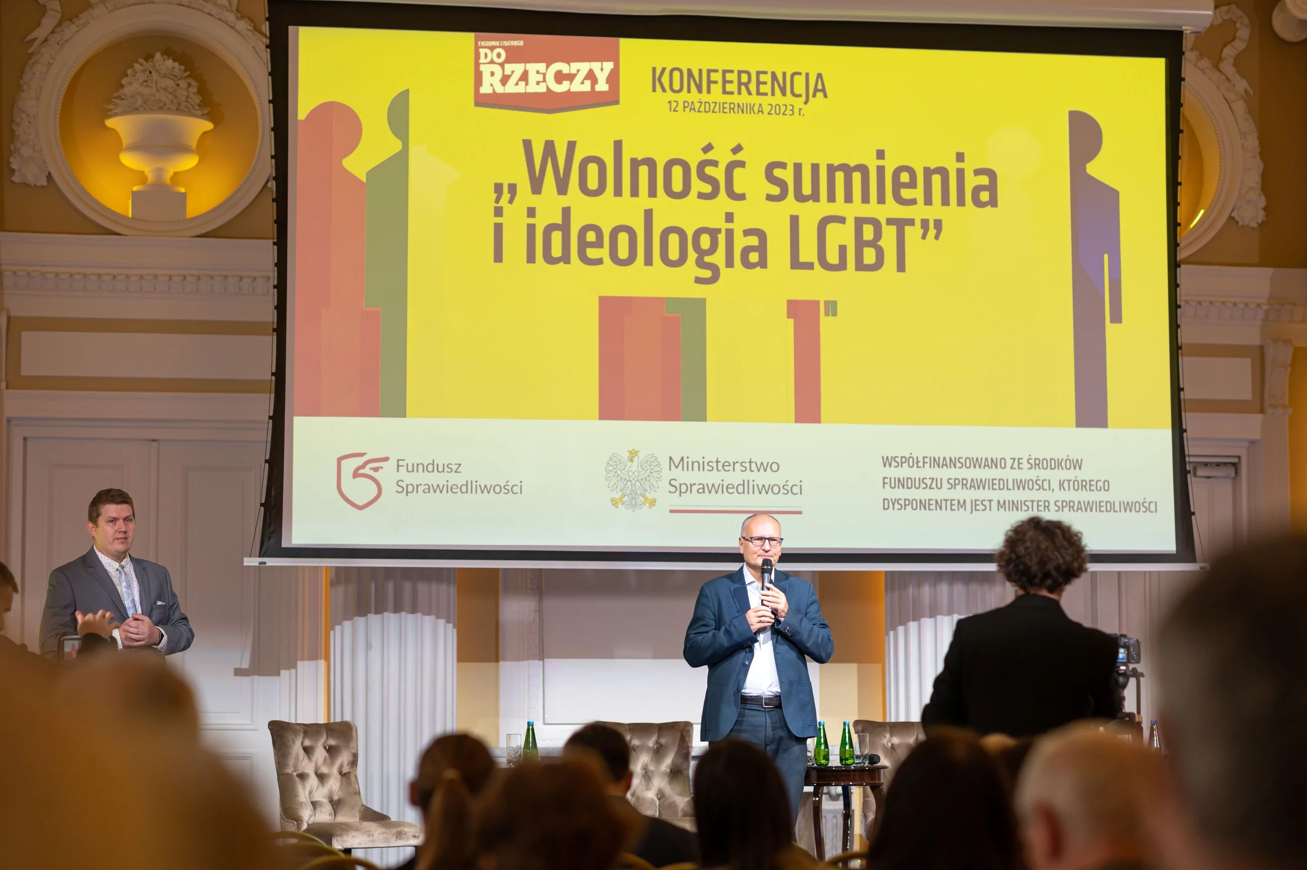 Paweł Lisicki otwiera konferencję "Wolność sumienia i ideologia LGBT”