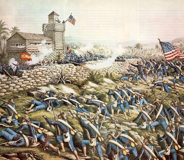 Walki o wzgórze San Juan w czasie wojny amerykańsko-hiszpańskiej, 1898 rok