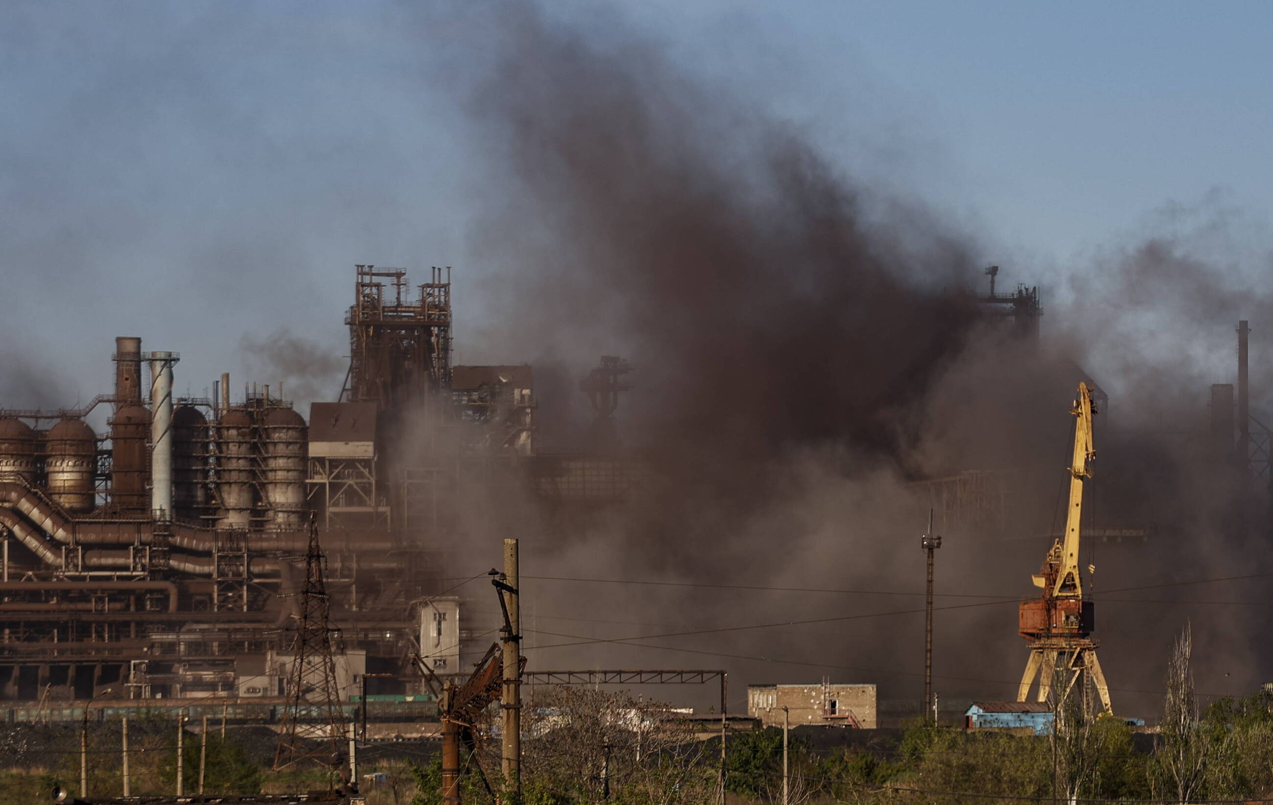 Zakład metalurgiczny Azowstal w Mariupolu.