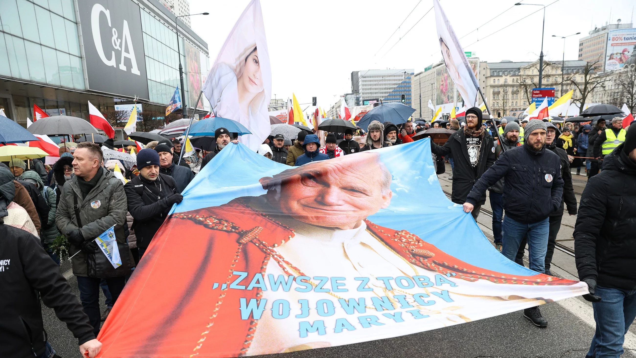 Warszawa: 19 października III Narodowy Marsz Papieski
