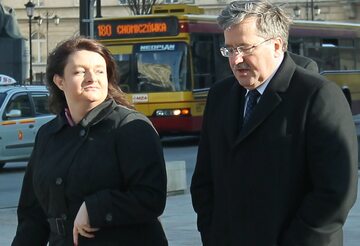 Warszawa, 2011 r. Anna Godzwon i Bronisław Komorowski