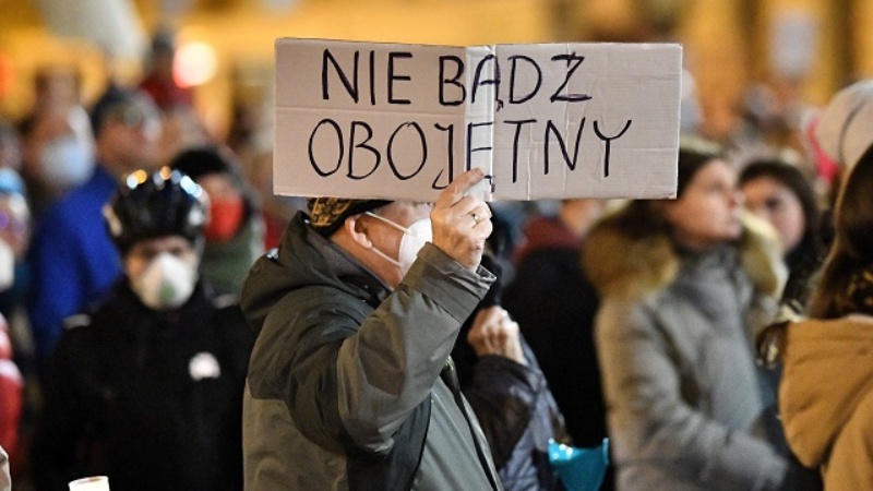 Protest pod hasłem "Ani jednej więcej"