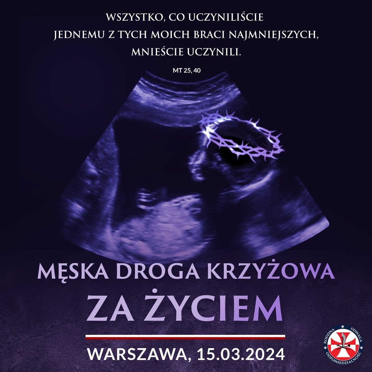 Męska Droga Krzyżowa za życiem