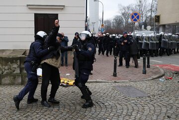 Warszawa. Policja użyła siły wobec protestujących rolników