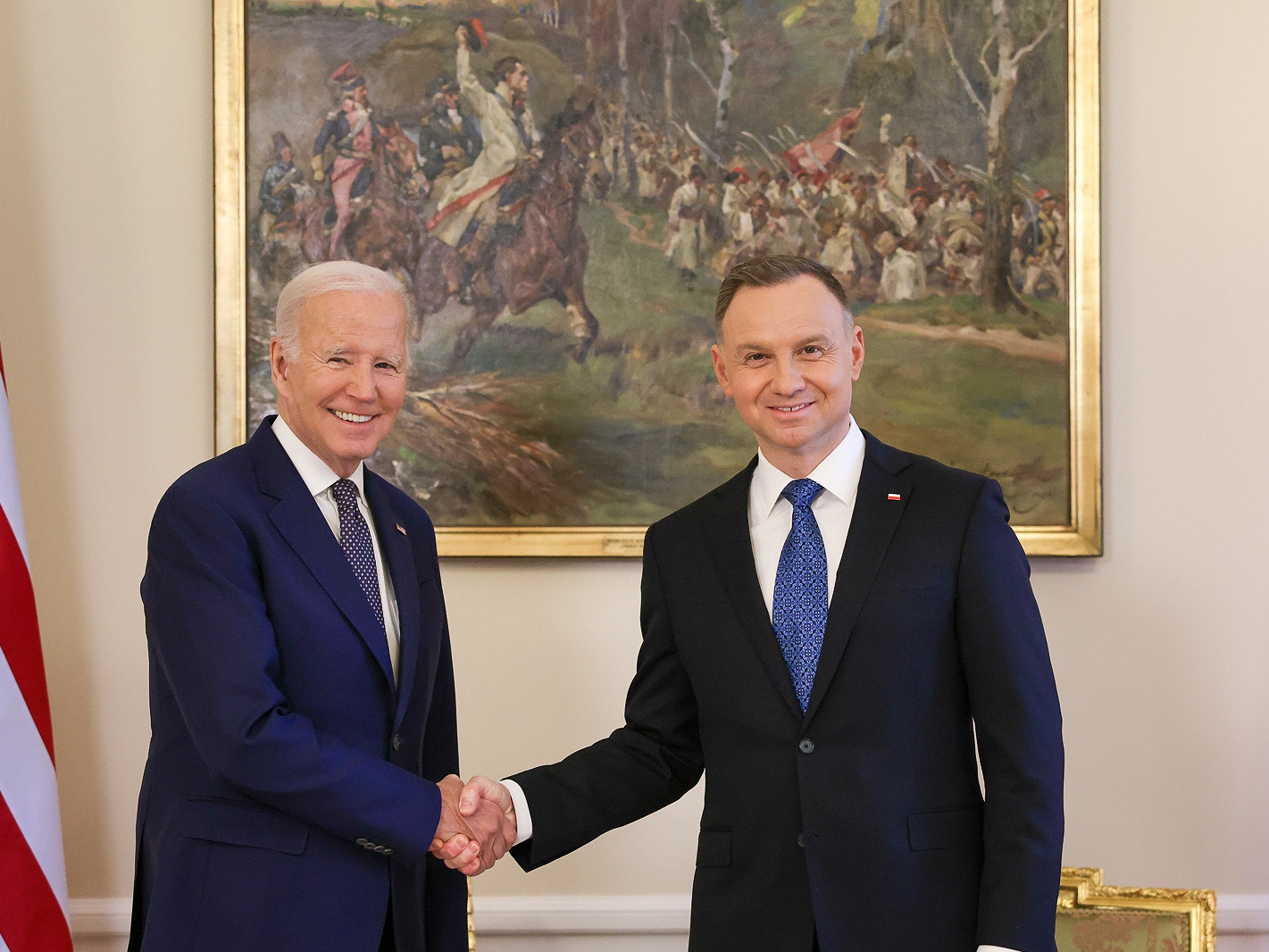 Prezydent USA Joe Biden i prezydent RP Andrzej Duda