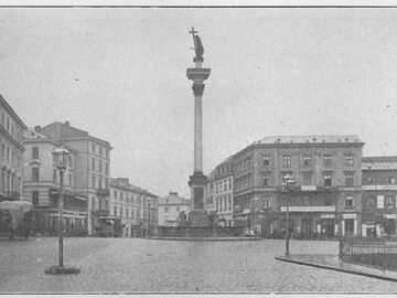 Warszawa przed 1908. Plac Zamkowy