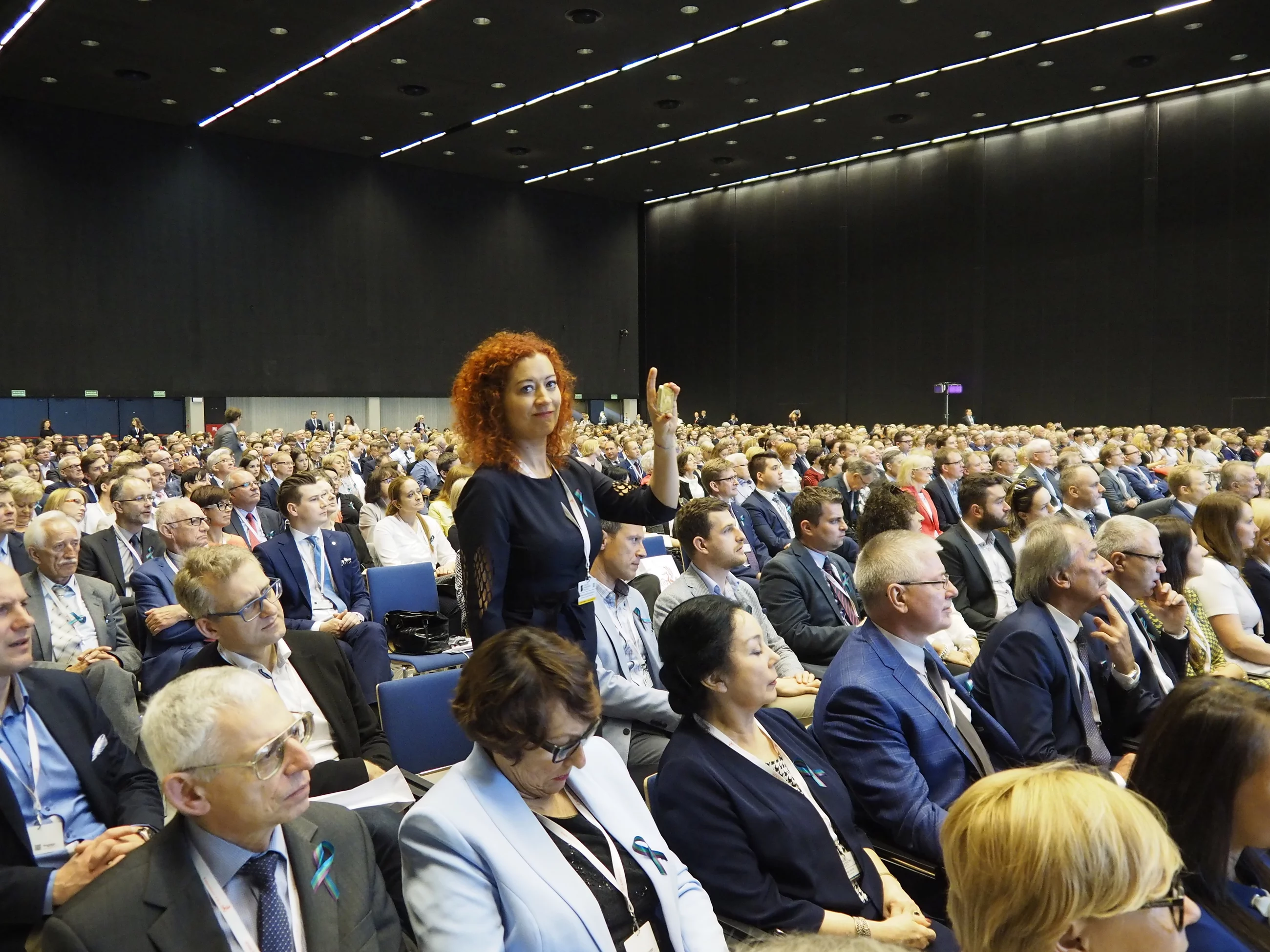 Uczestnicy kongresu podczas inauguracji Kongresu Prawników Polskich w Katowicach