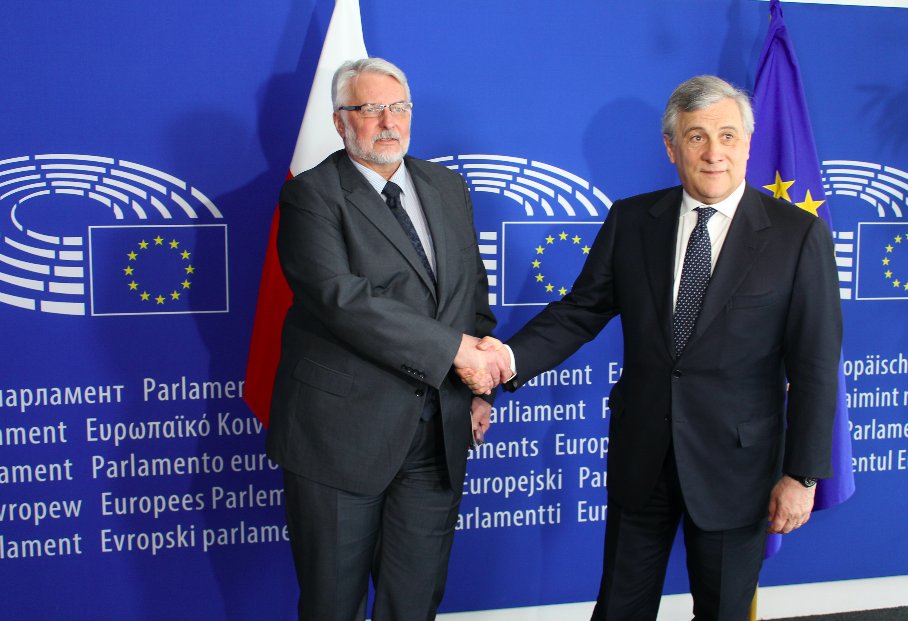 Witold Waszczykowski i Antonio Tajani