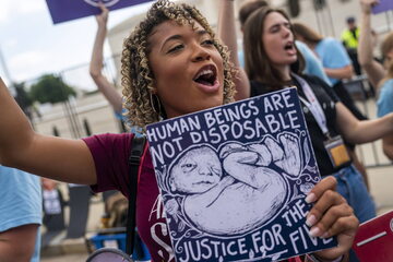 Waszyngton, USA. Manifestacja przeciwników aborcji.