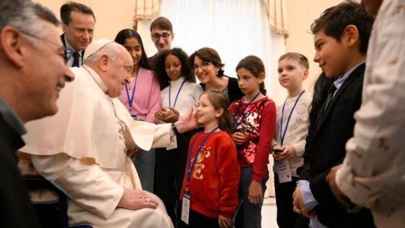 Spotkanie papieża Franciszka z dziećmi