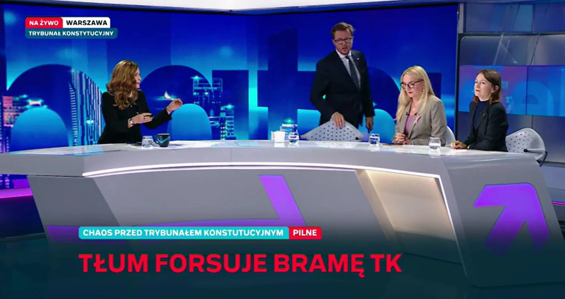 Europoseł Michał Wawrykiewicz wyszedł z programu Agnieszki Gozdyry