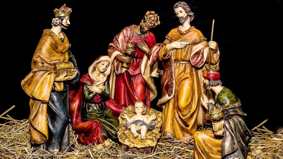 szopka bożonarodzeniowa, zdjęcie ilustracyjne