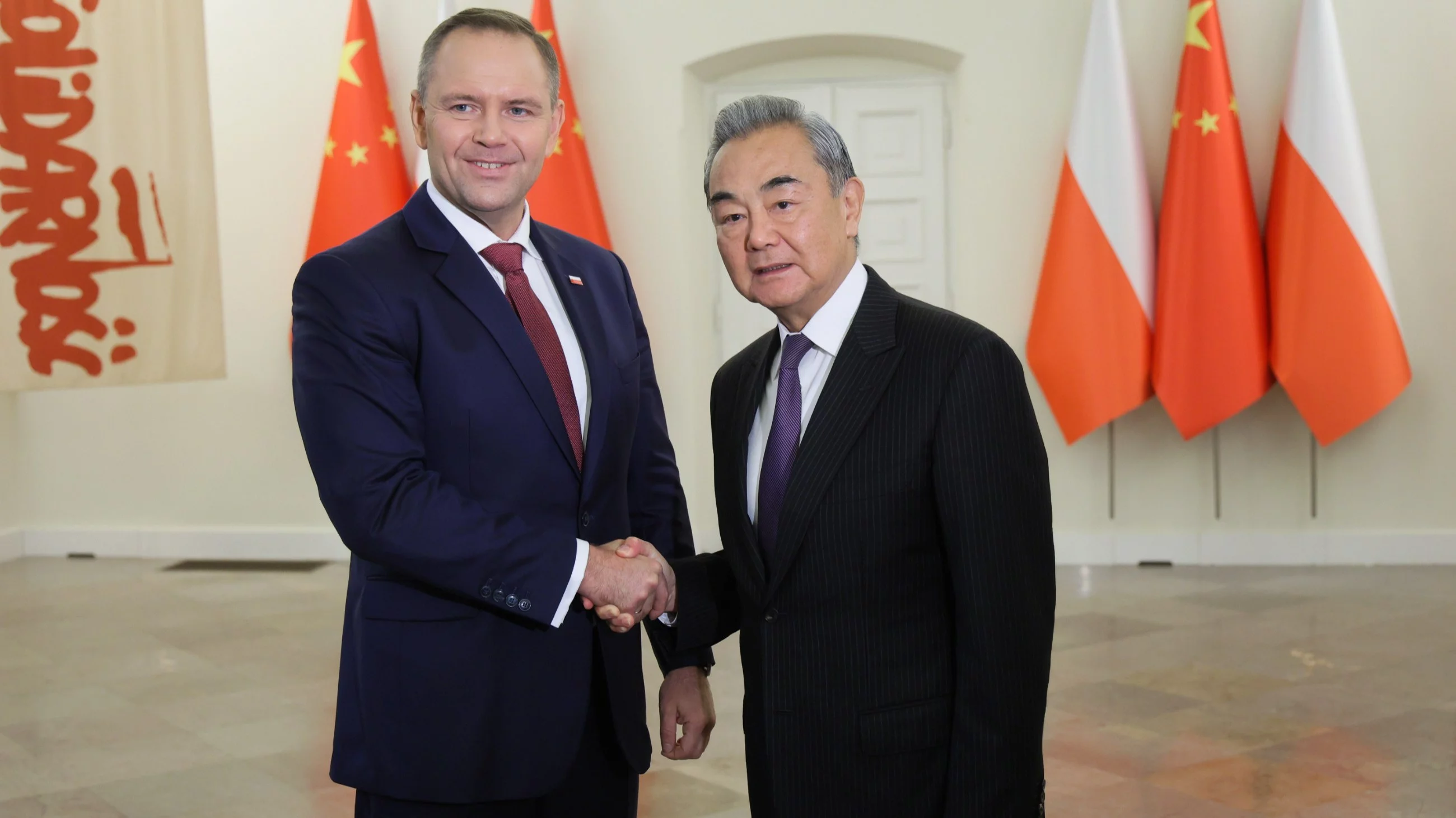 Ważna wizyta w Polsce. Prezydent rozmawiał z Wangiem Yi