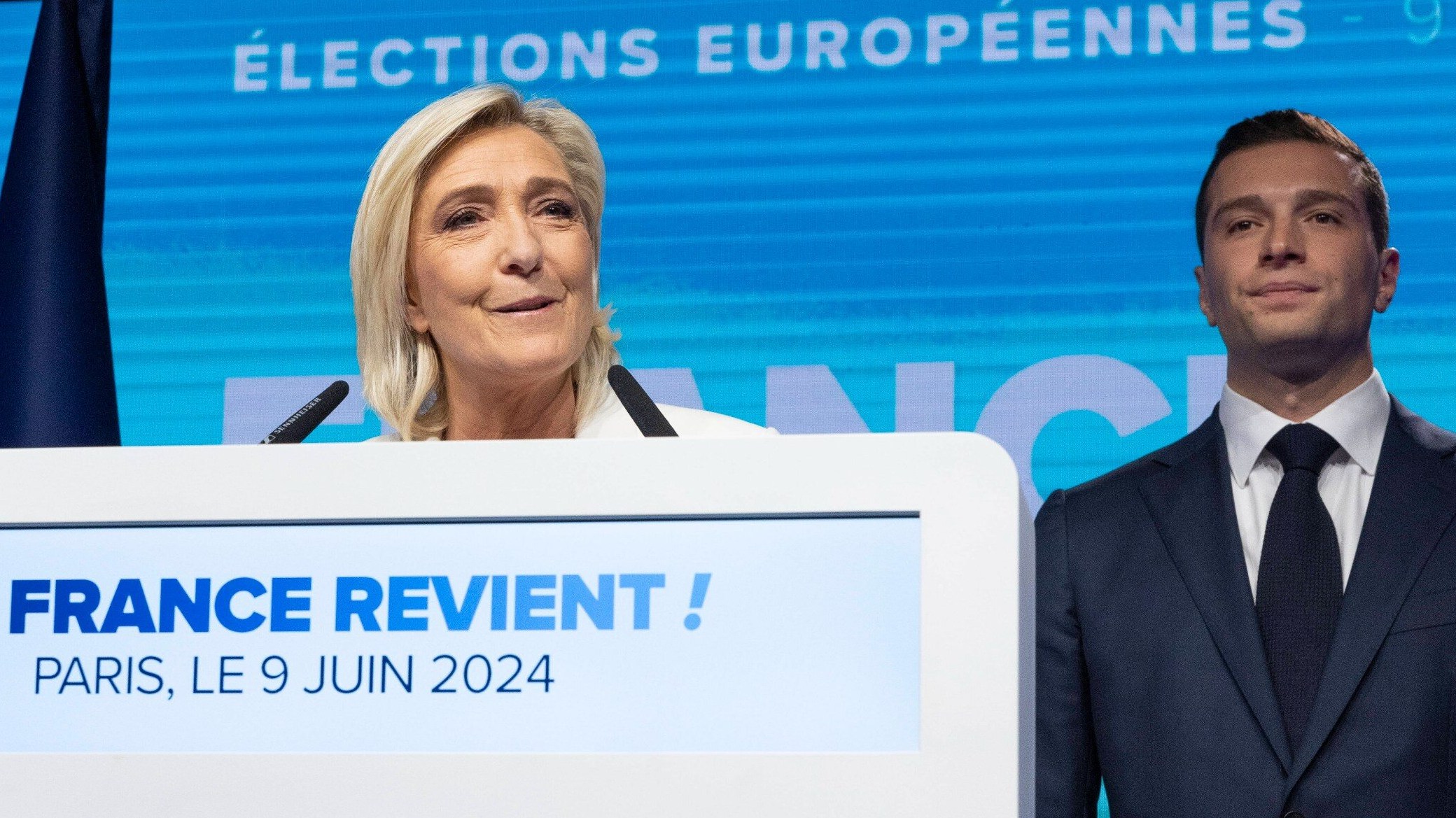 Marine Le Pen i Jordan Bardella