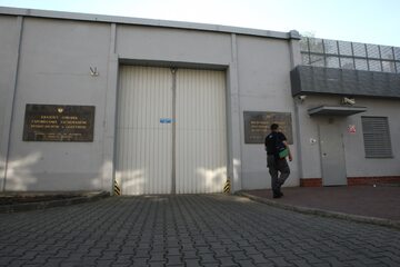 Wejście do ośrodka w Gostyninie