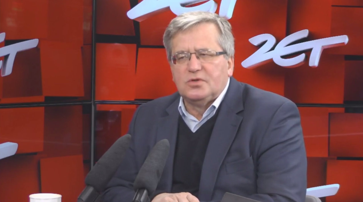Bronisław Komorowski był gościem Konrada Piaseckiego w porank radia ZET