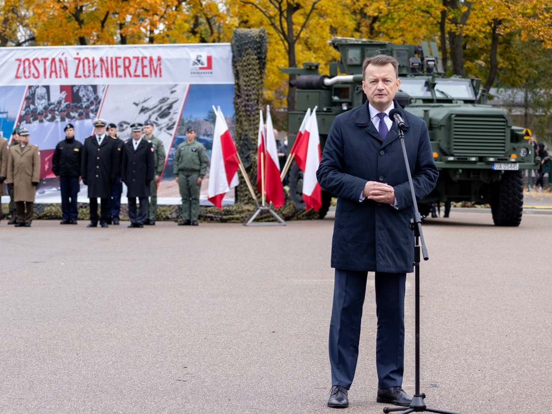 Wicepremier, szef MON Mariusz Błaszczak