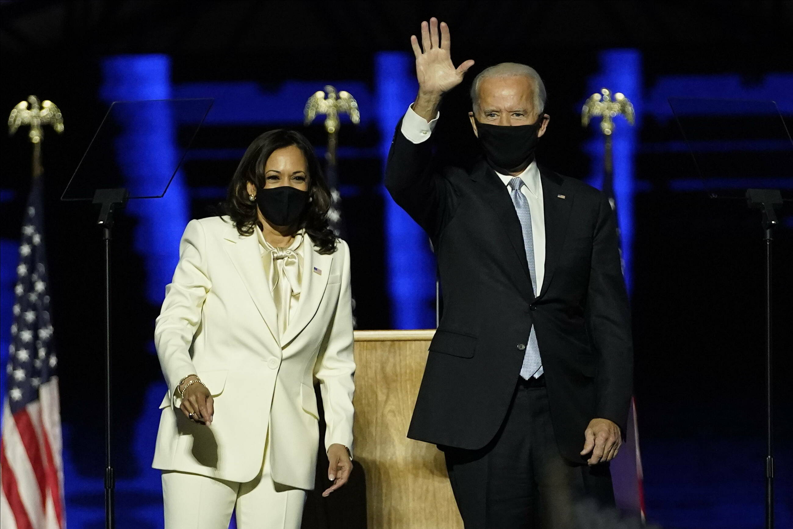 Wiceprezydent USA Kamala Harris i prezydent USA Joe Biden