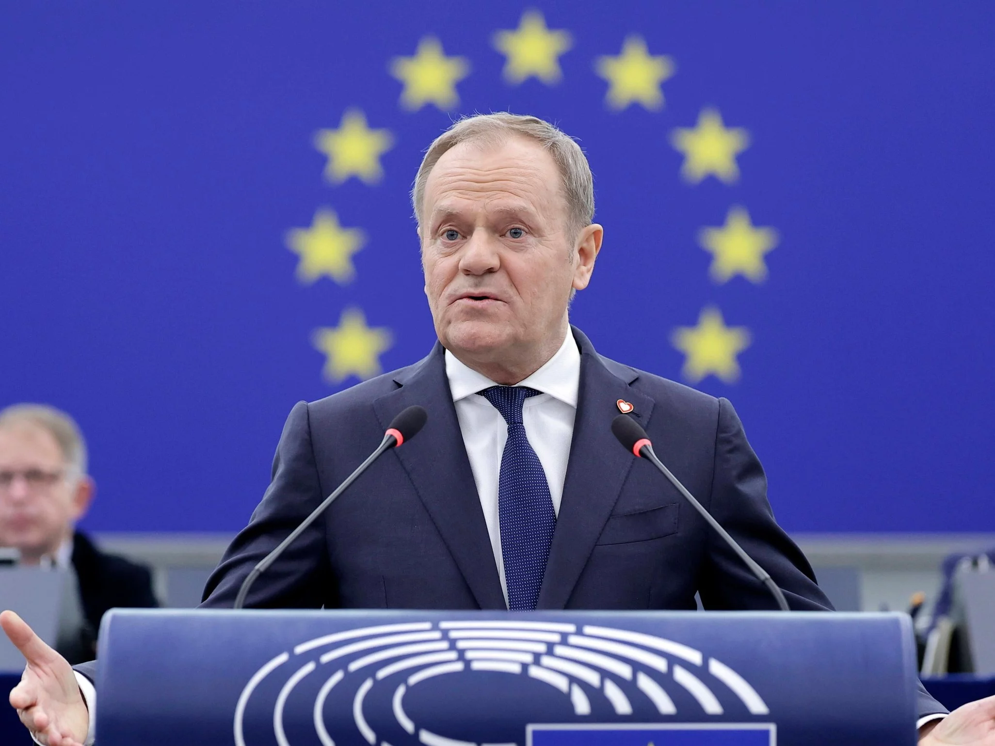 Donald Tusk w Parlamencie Europejskim