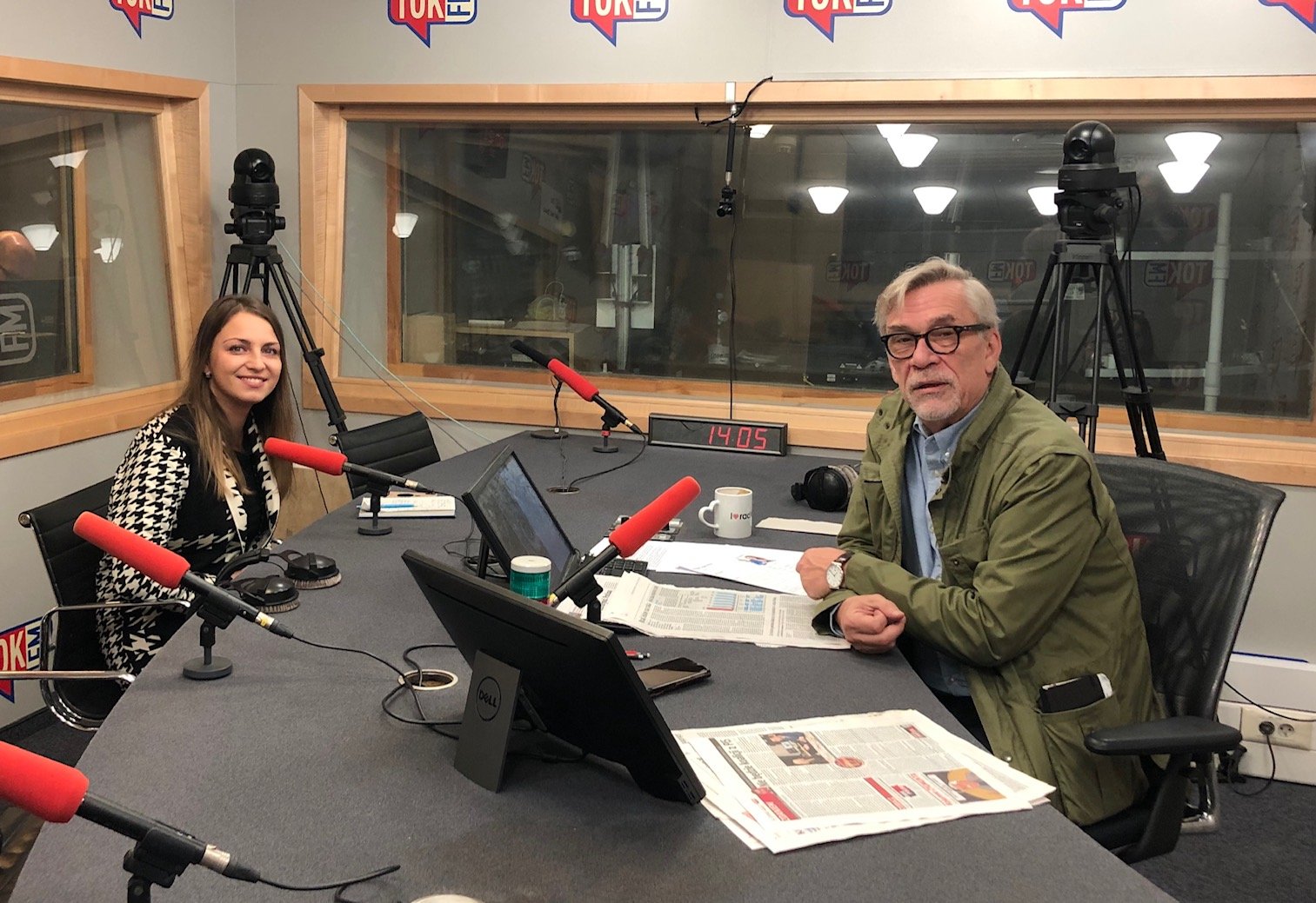 Kinga Gajewska, posłanka i kandydatka Koalicji Obywatelskiej do Sejmu, w studiu TOK FM.