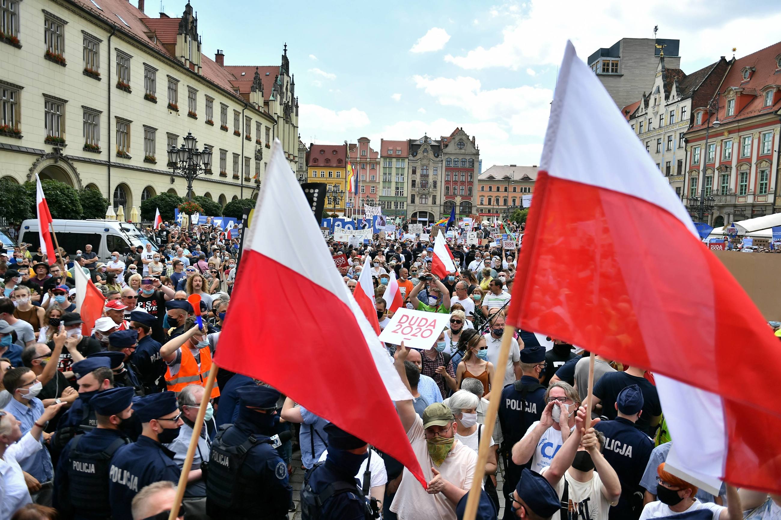 Wiec Andrzeja Dudy we Wrocławiu