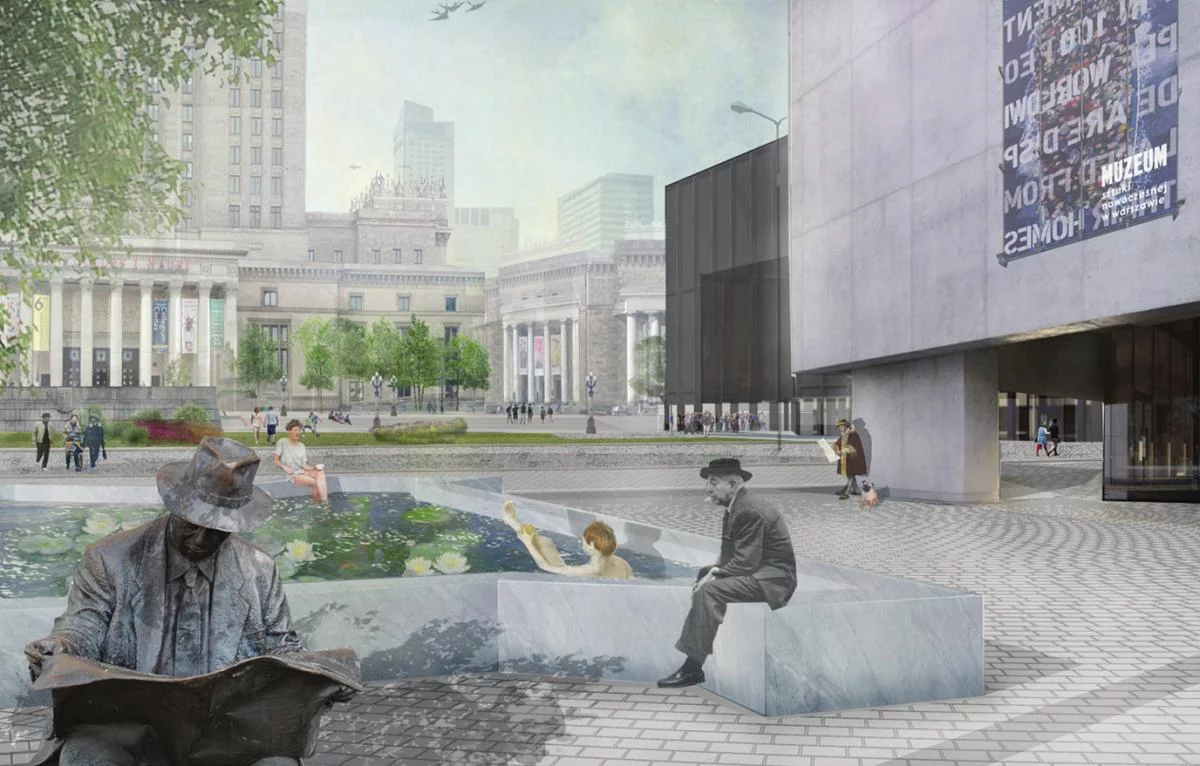 projekt pacu Centralnego w Warszawie