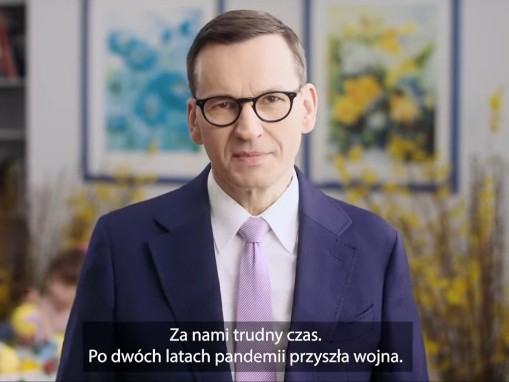 Życzenia świąteczne od premiera Mateusz Morawieckiego