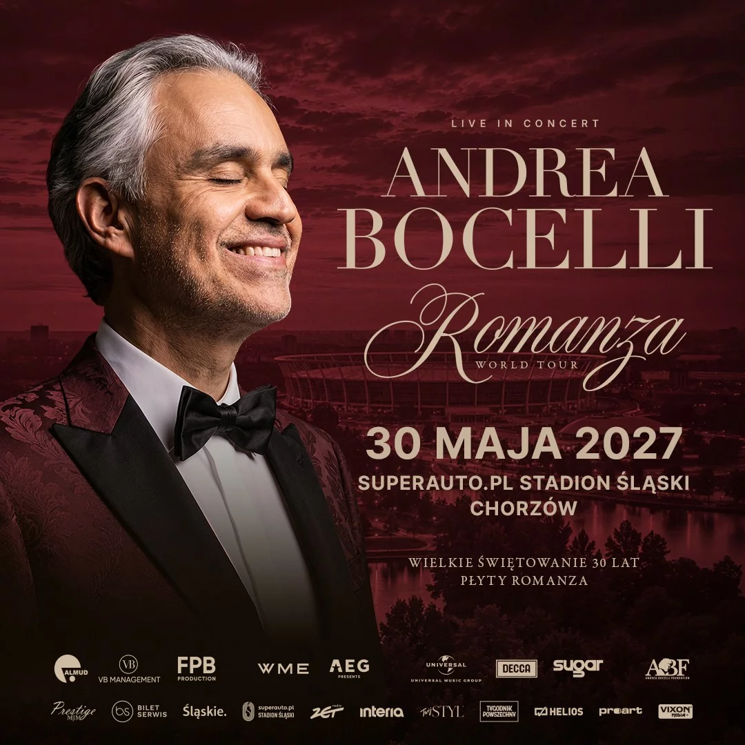 Wielki koncert Andrei Bocellego na Śląsku!