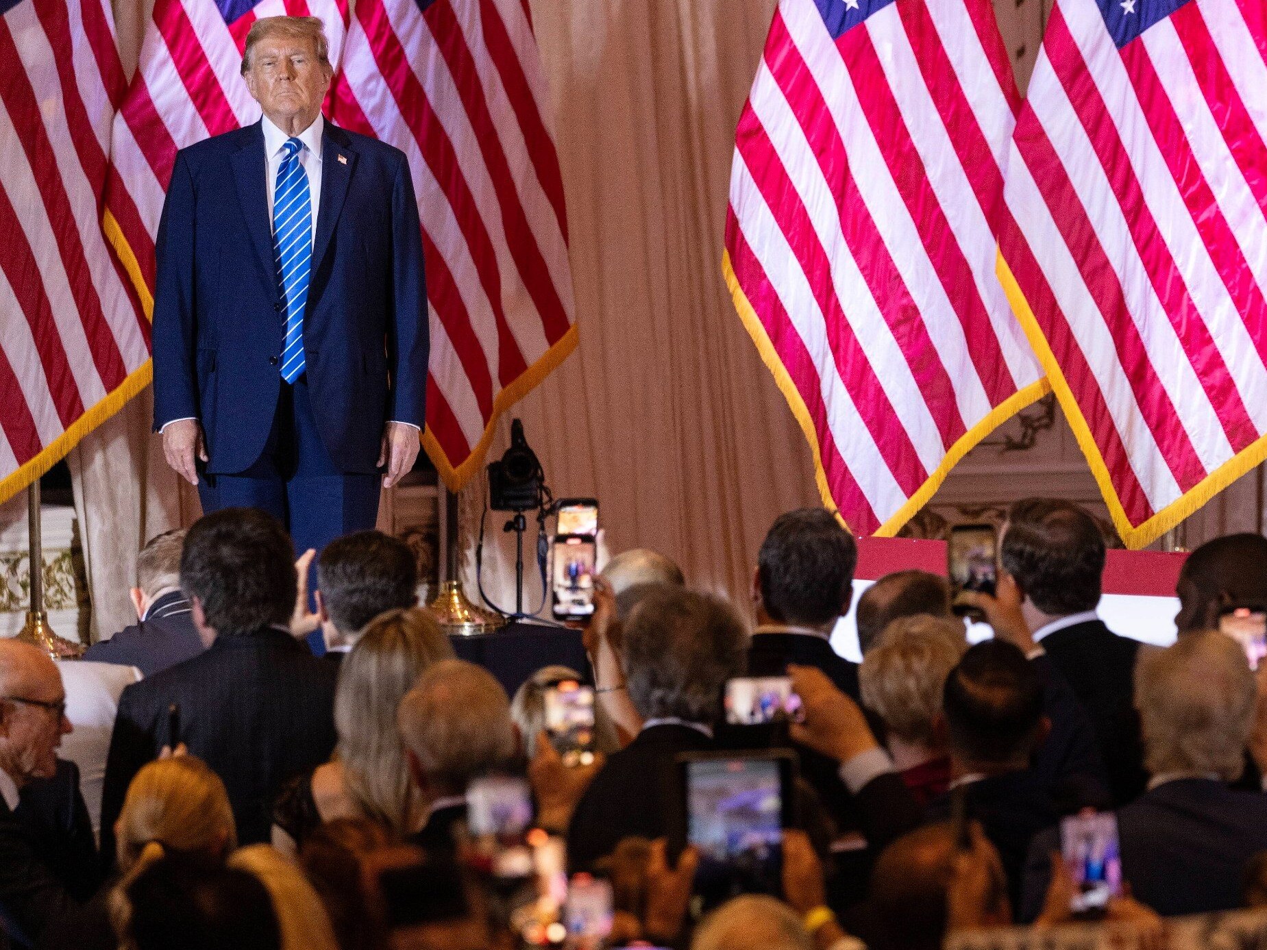 Donald Trump w swojej rezydencji Mar-a-Lago w Palm Beach na Florydzie