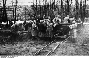 Więźniarki w obozie Ravensbruck