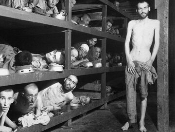 Więźniowie niemieckiego obozu koncentracyjnego KL Buchenwald