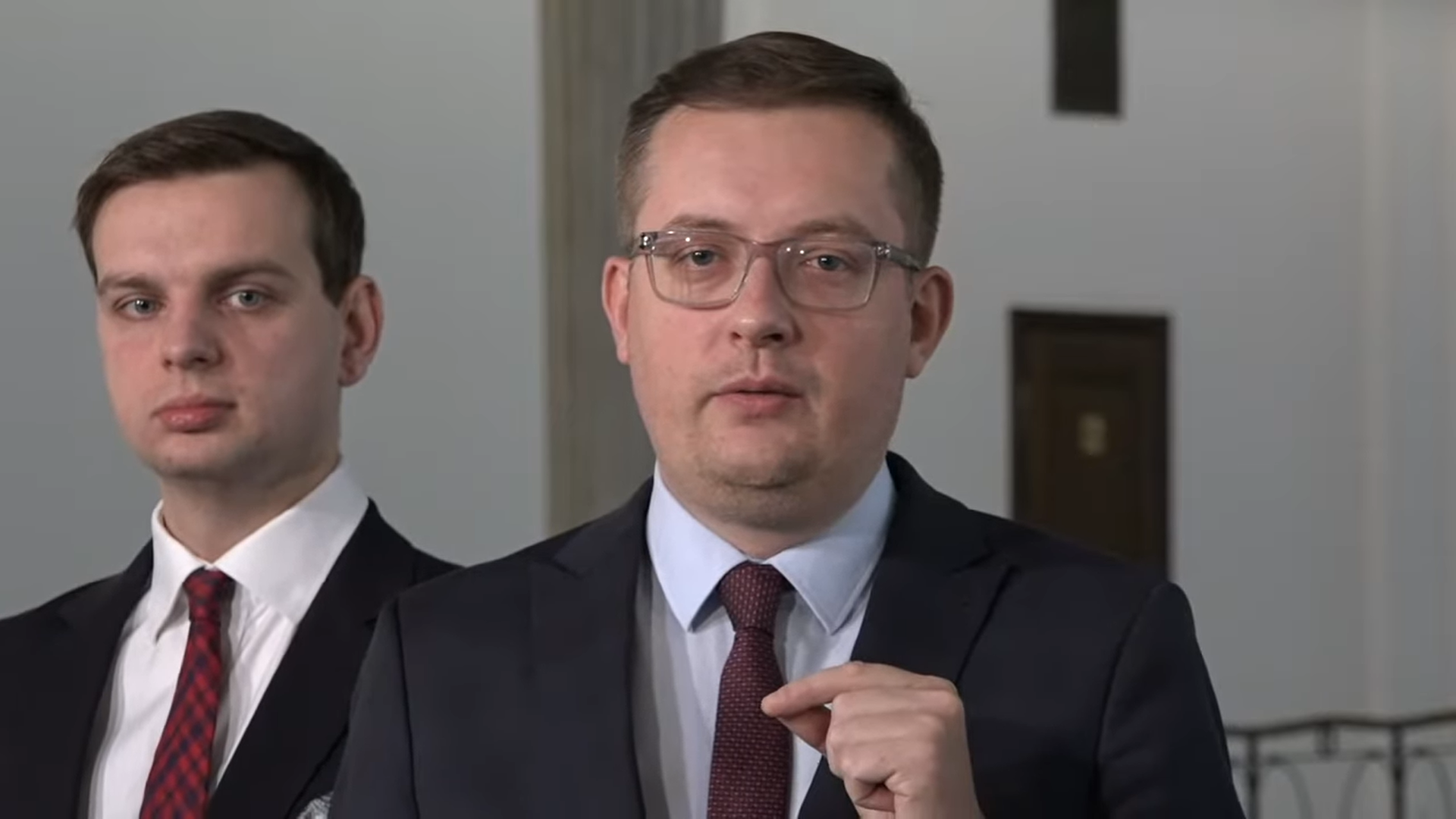 Jakub Kulesza i Robert Winnicki, posłowie koła Konfederacji