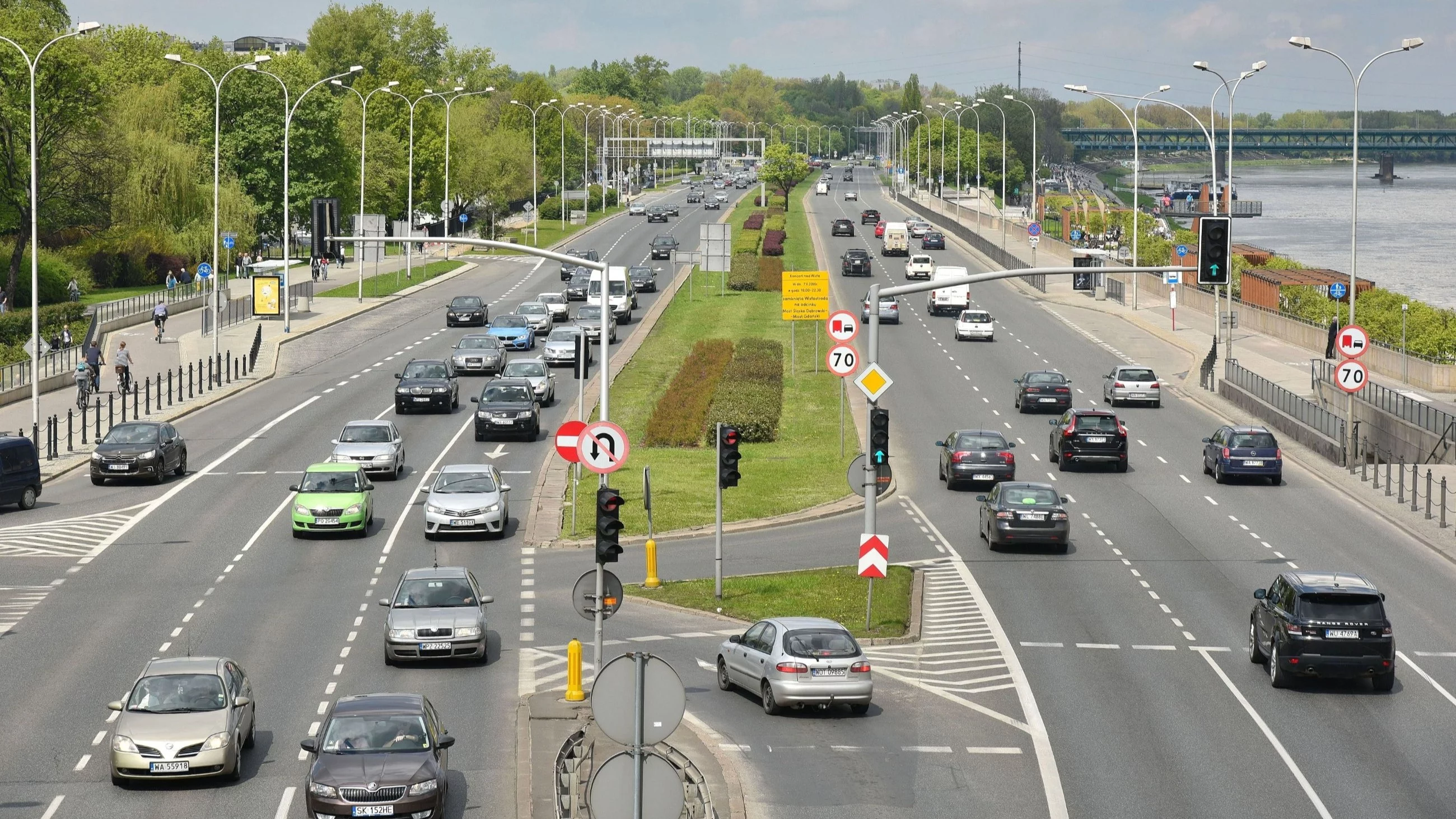 Wisłostrada Wybrzeże Gdańskie w Warszawie