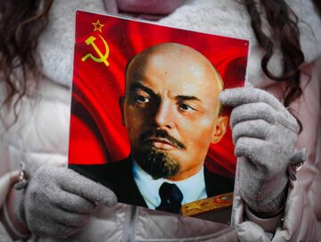 Wizerunek Włodzimierza Lenina, zdjęcie ilustracyjne
