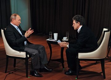 Władimir Putin i Hubert Seipel