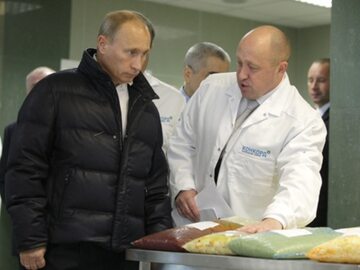 Władimir Putin i Jewgienij Prigożin w 2010 r.