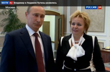 Władimir Putin i Ludmiła Putina