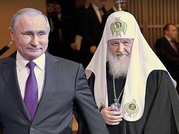Władimir Putin i patriarcha rosyjskiej Cerkwi prawosławnej – Cyryl