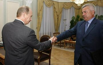 Władimir Putin i Wagit Alekperow