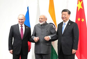 Władimir Putin, Narendra Modi, Xi Jinping